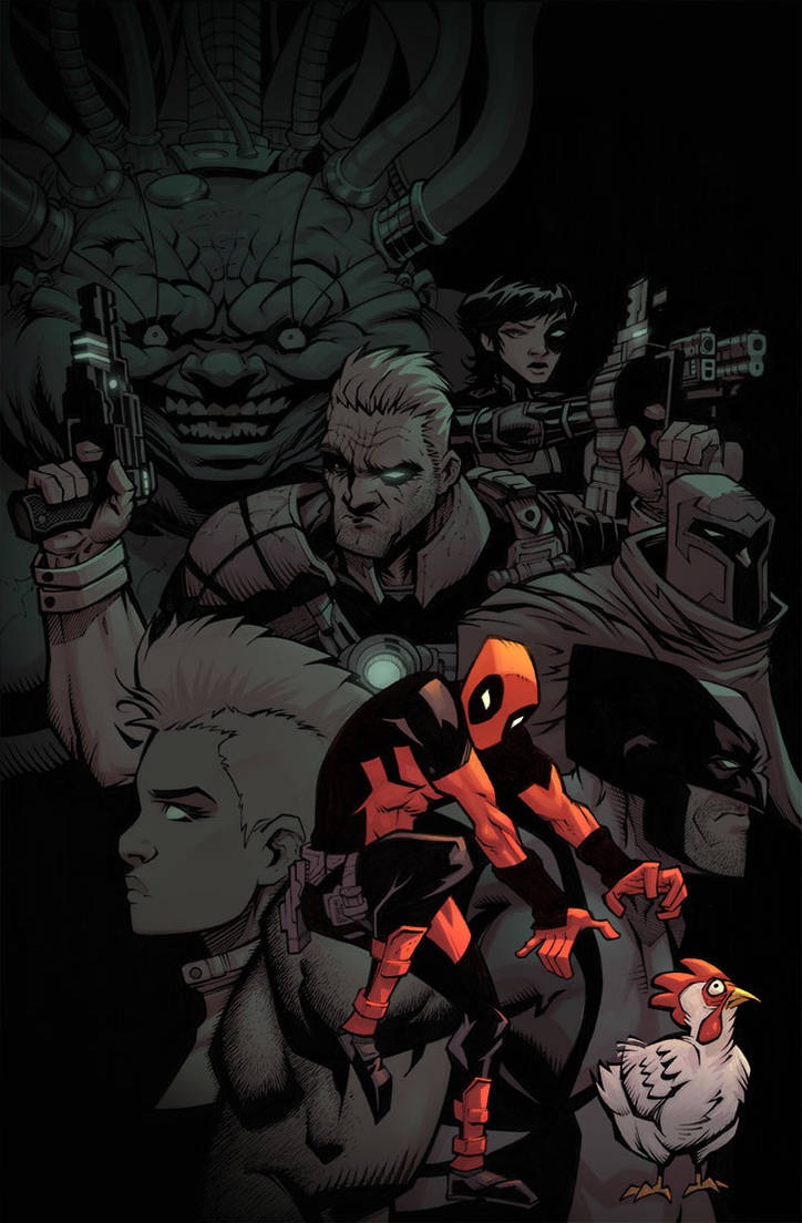 Deadpool, Chicken, Mutants by ANDYTAYLOR-GARBAGE on DeviantArt