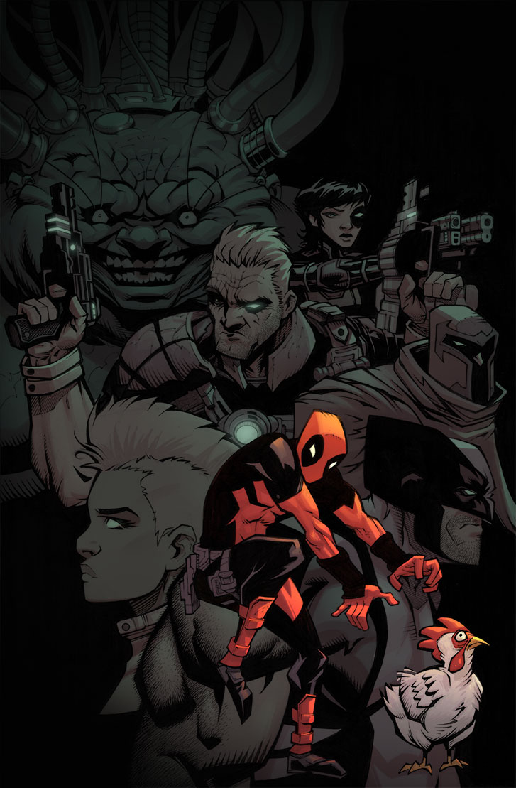 Deadpool, Chicken, Mutants by ANDYTAYLOR-GARBAGE on DeviantArt