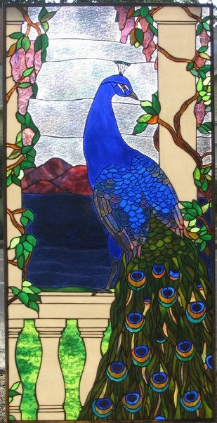 Glass Peacock