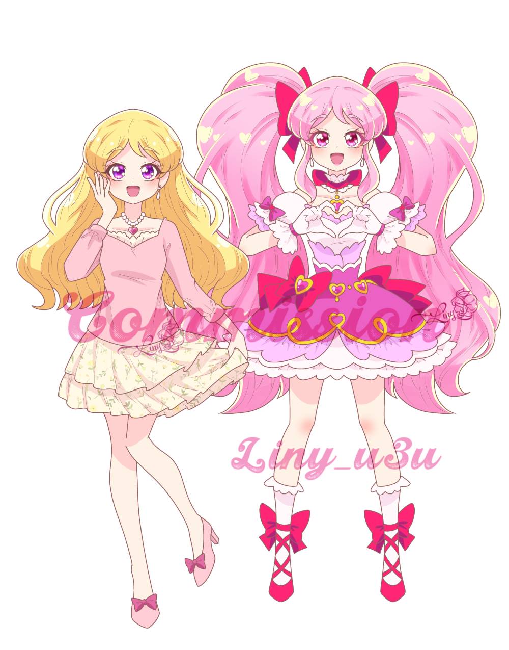 Precure oc Commission by Linyu3u on DeviantArt