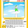 Leaf Cat Pokemon Card