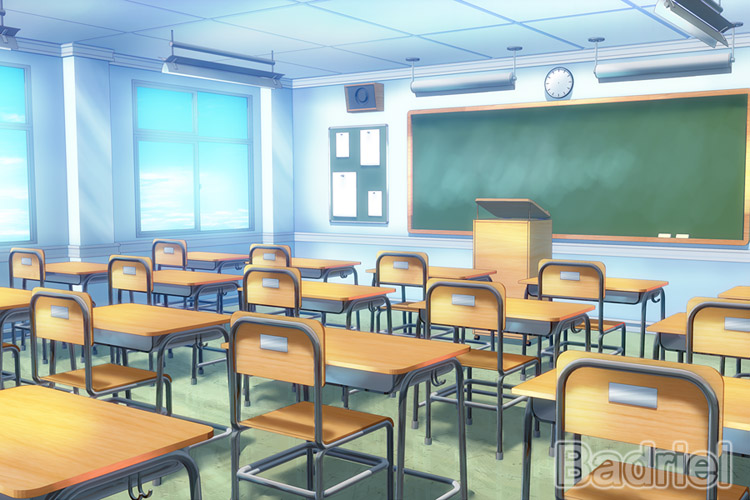 Classroom, Scenery, Background, Anime Background, Anime Scenery, Visual Novel Scenery, Visual Novel Backgr…