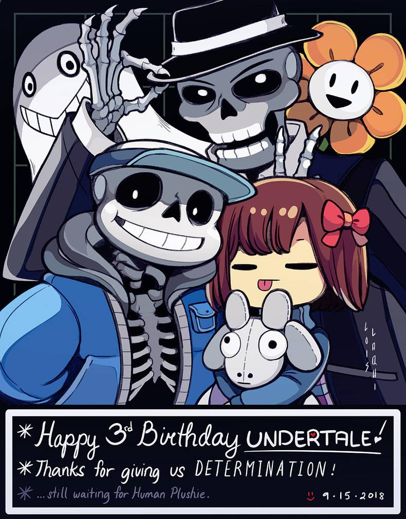 Undertale 2018 Anniversary by OracleSaturn