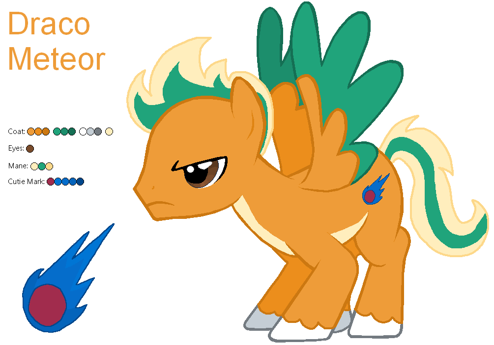 Draco Meteor the Pegasus - MLP:FiM OC