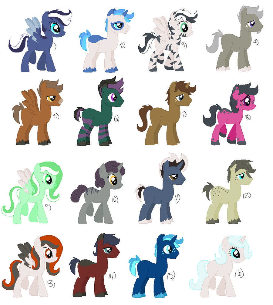 Adult Pony Adopts - CLOSED