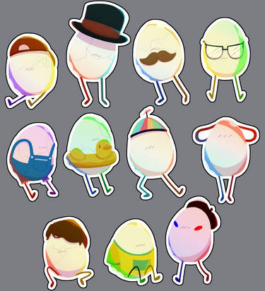 Eggs from QSMP - Redesign pt2 by LUUXIFER on DeviantArt