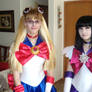 Sailor Saturn and Sailor Moon
