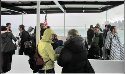 Strangers on the Ferry to Alcatraz