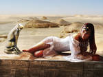 Queen of the Nile by IdaLarsenArt