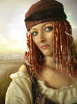 Pirate Wench by IdaLarsenArt