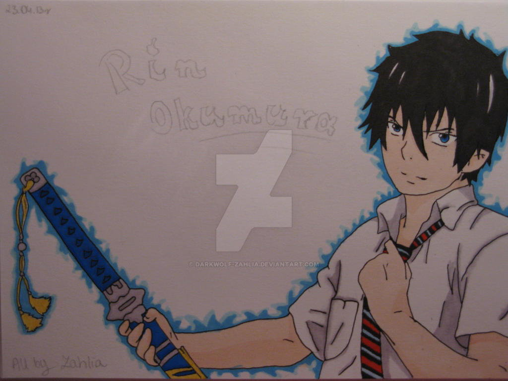 Fanart Rin Okumura - Ao no exorcist