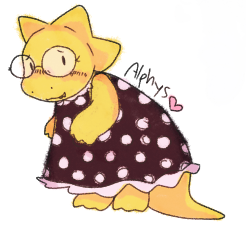 Alphys by rabbitsumes on DeviantArt