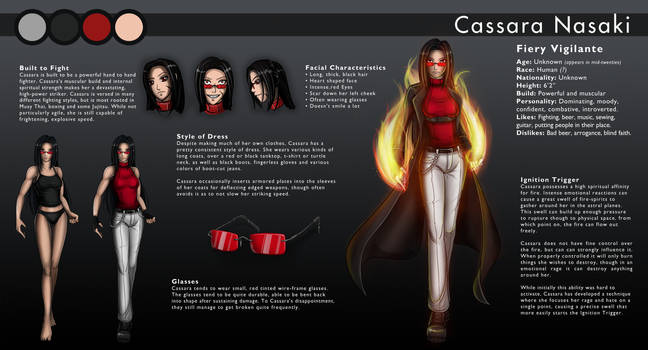 Cassara Character Sheet