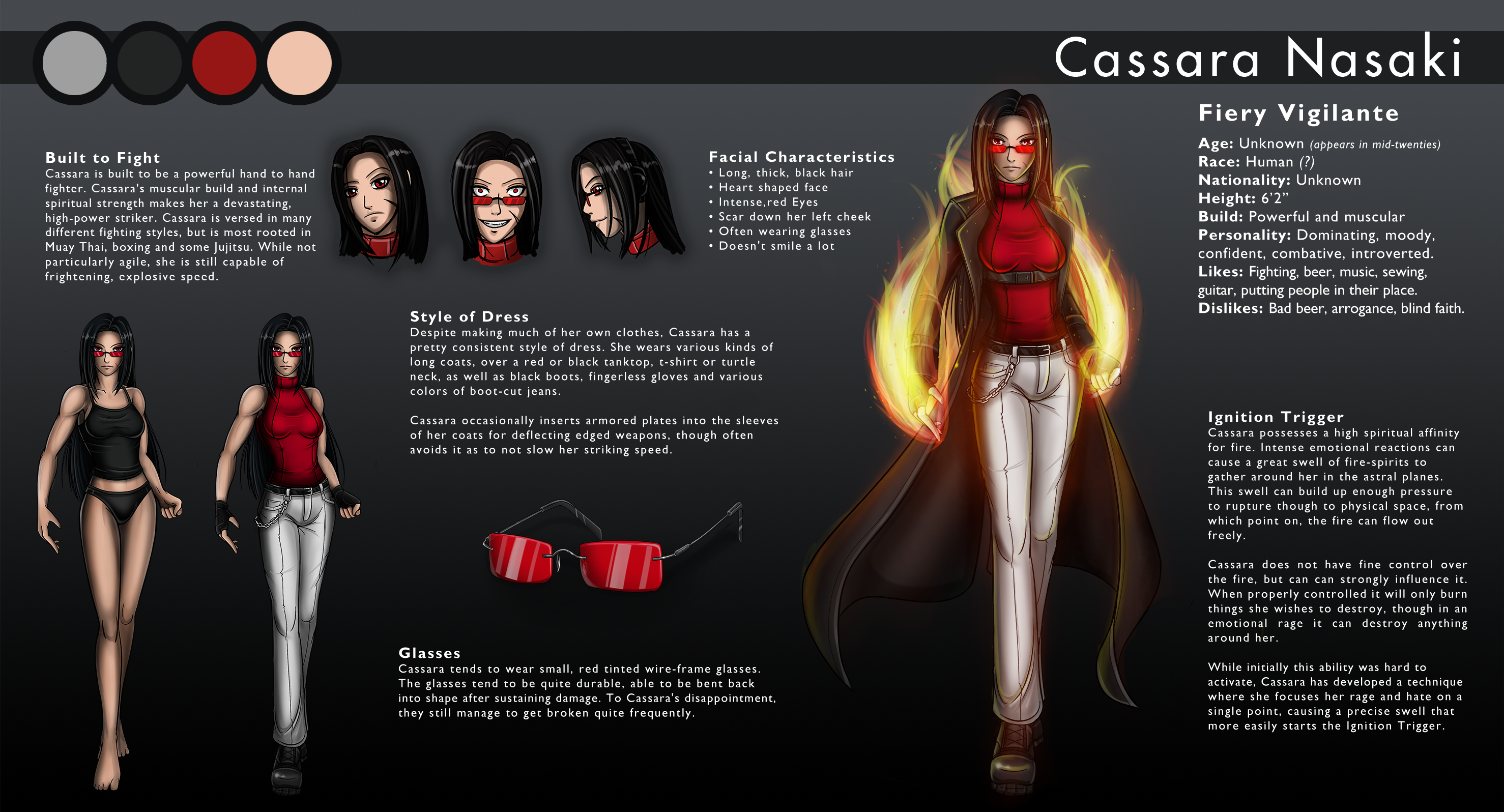 Cassara Character Sheet