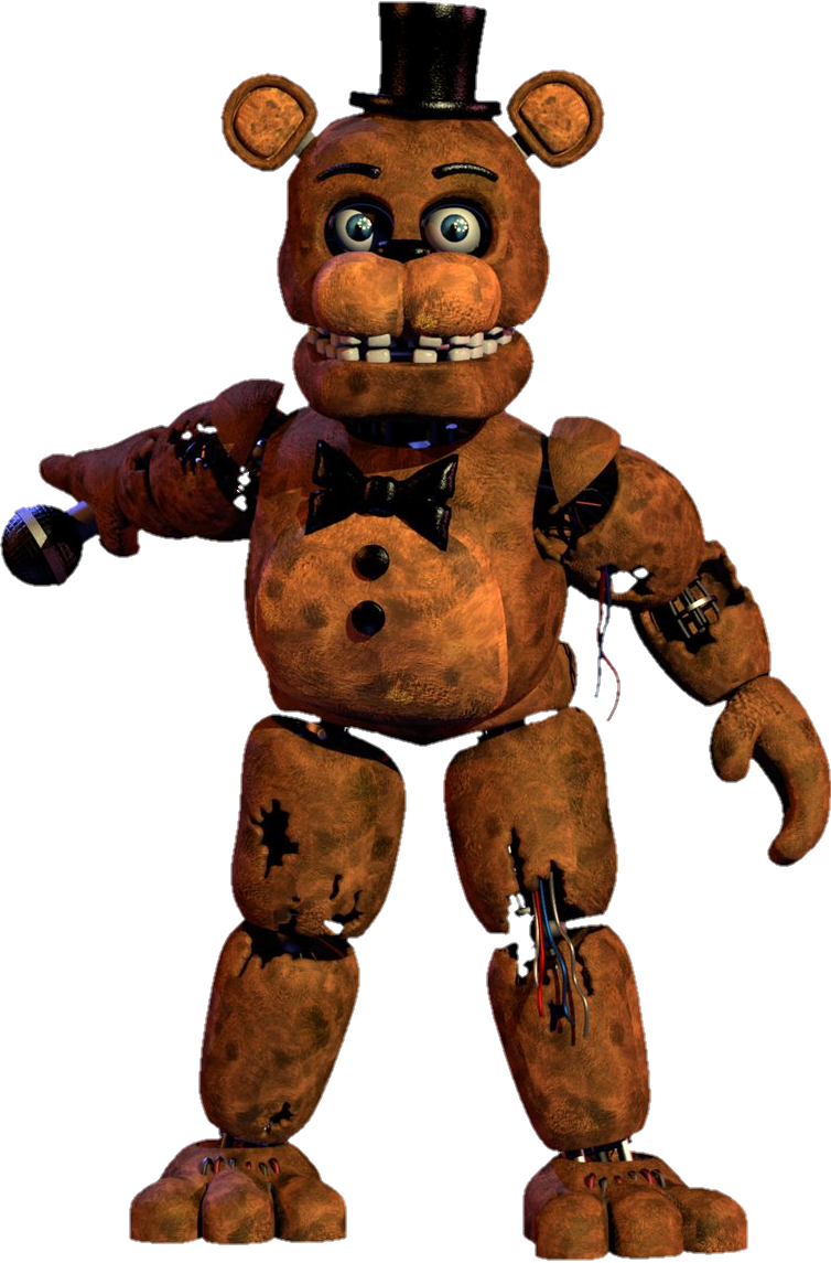 Withered Freddy Nuevas Texturas png