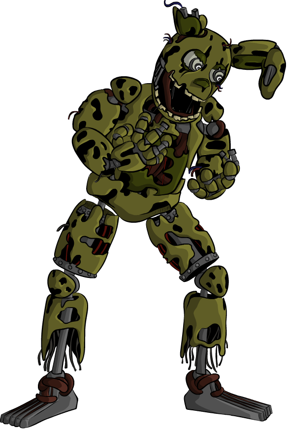 Spring Trap Muscles Springtrap Full Body Png _ Springtrap full body (thankyou image ...