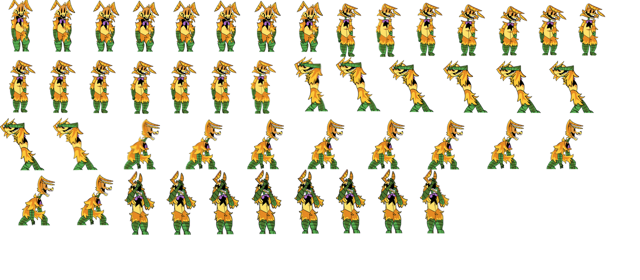 Rabbit Modface Pumpkin Rabbit mod fnf sheet PNG by er-tiler-pyzik-2003 on DeviantArt