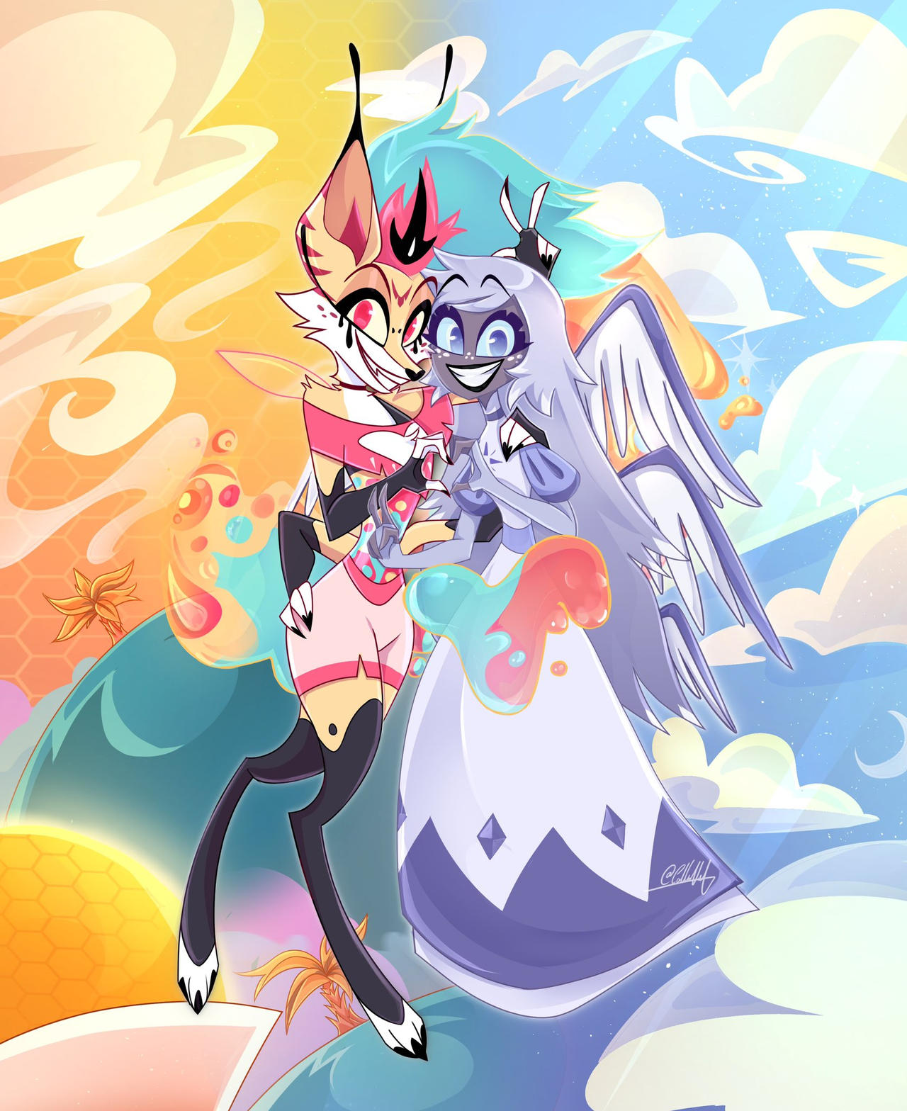 Pyzik Queen Bee-lzebub and Emily full body by er-tiler-pyzik-2003 on DeviantArt