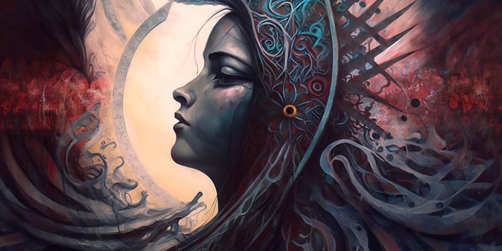 Deviant Abstract Untitled Abstract Portrait #2 by WeirdDarkness on DeviantArt