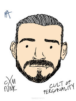 cm punk doodle colored