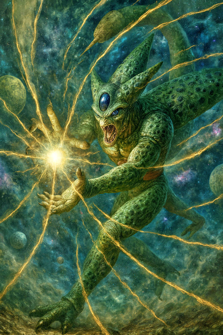 Time-traversing Evil Cell (1st Form) by DeviAntLeecher84 on DeviantArt