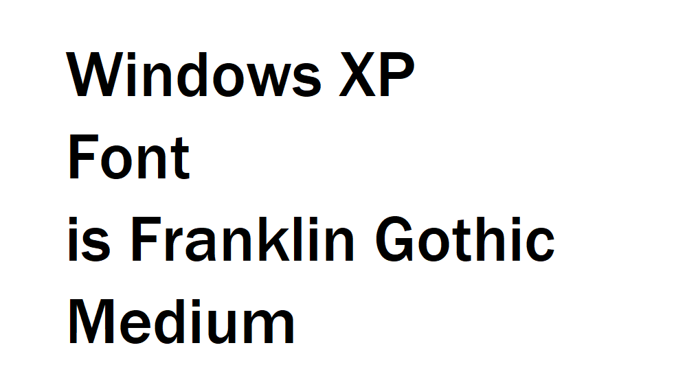 Windows Xp Font by radio80fm on DeviantArt