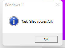 Task failed successfully but Windows 11 by radio80fm on DeviantArt