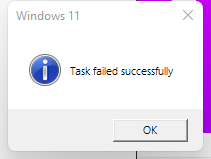 Task failed successfully but Windows 11 by radio80fm on DeviantArt