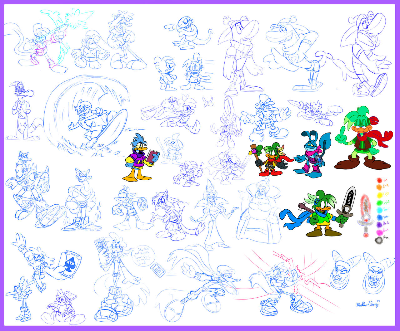 Random Character Sketches 2016 by 2oonivers3 on DeviantArt
