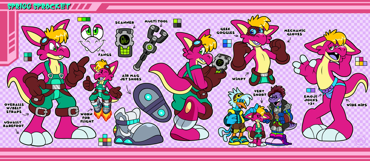 Sprig Character Sprigg Ref Sheet by 2oonivers3 on DeviantArt
