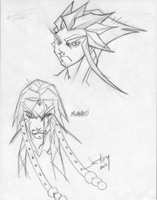 minamato face sketches