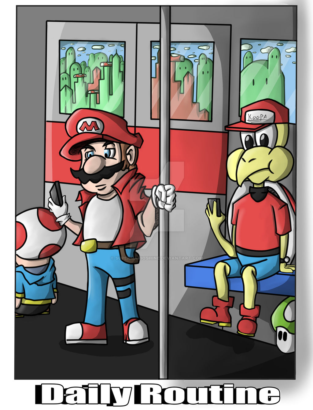 Super Mario Train ride by supermarioshine on DeviantArt