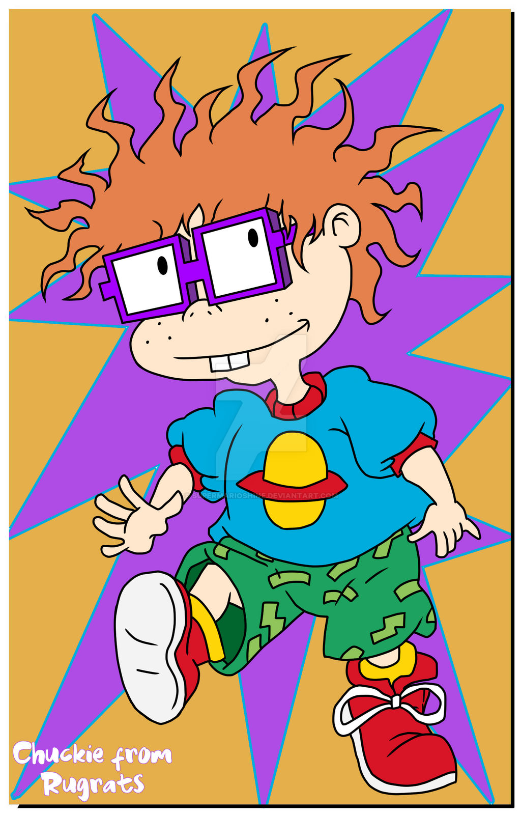 Chuckie rugrats Q draw by supermarioshine on DeviantArt