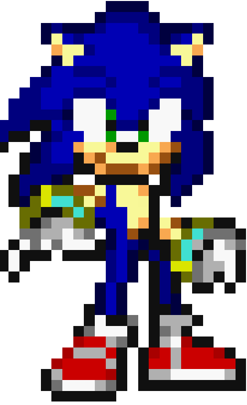 P-06 Sonic sprite final version by Jexunleashed12 on DeviantArt