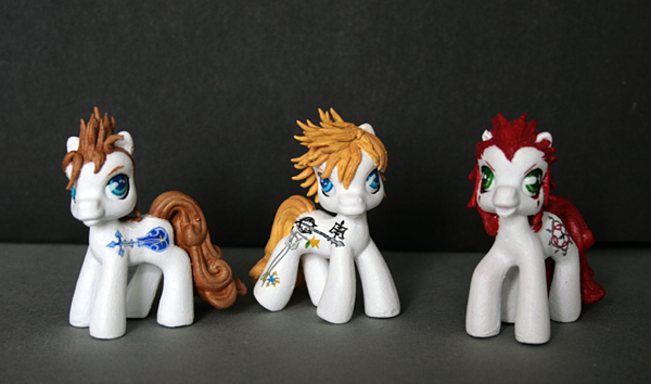 MLP: Chibi Axel, Roxas, Demyx