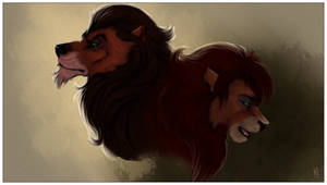 Scar and Kovu