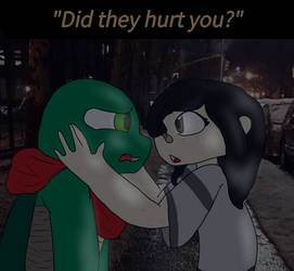 [TMNT What If AU] Did they hurt you?