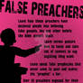 False Preacher's promo poster
