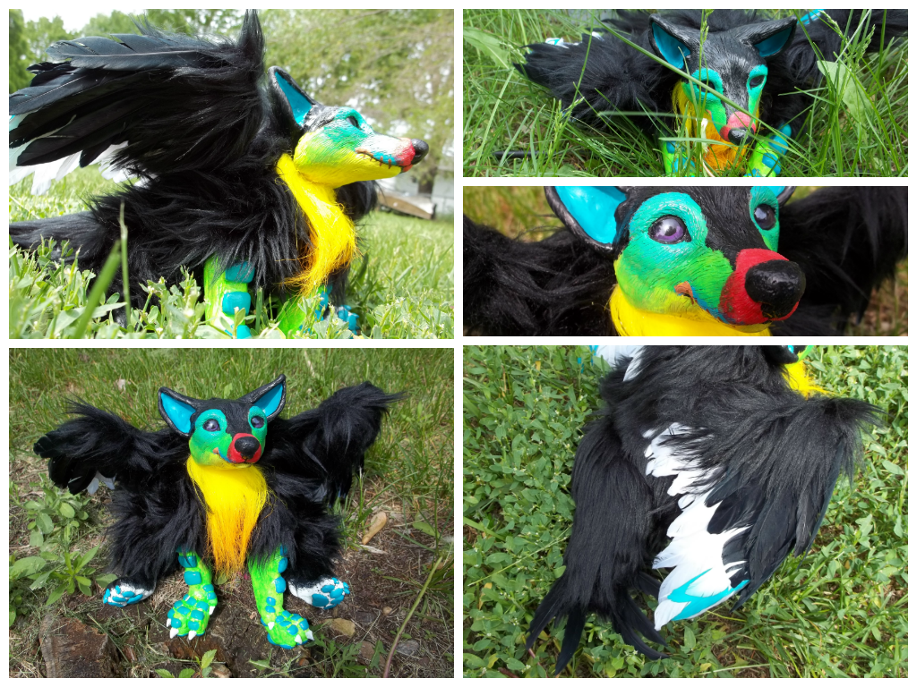 Toucan Wooof Art Doll