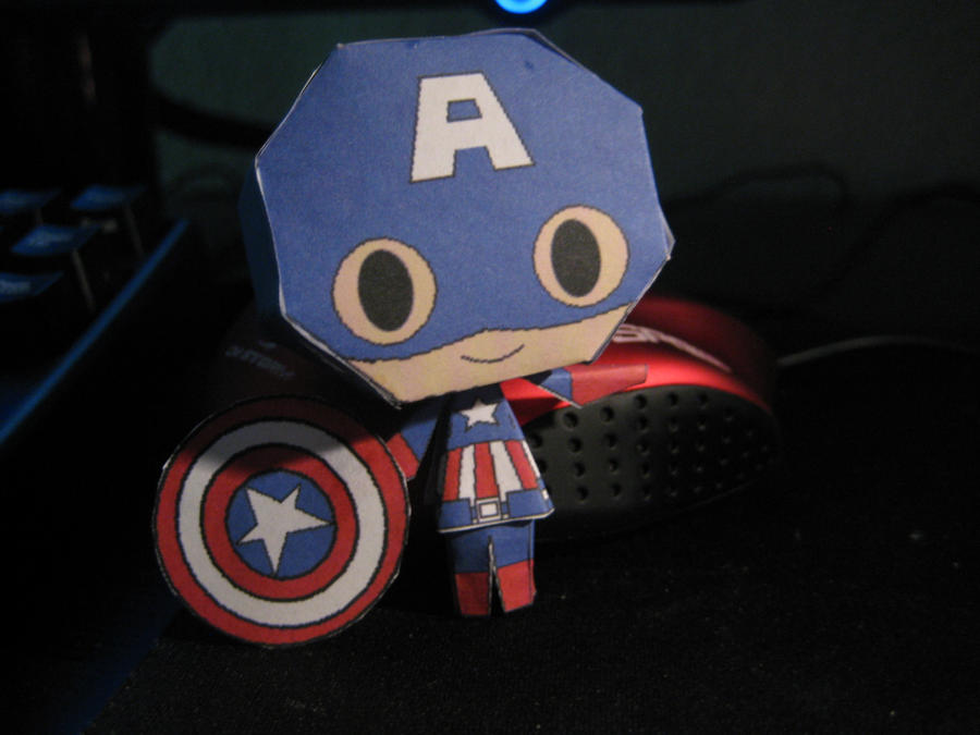 Captain America Papercraft by bunnycharms on DeviantArt
