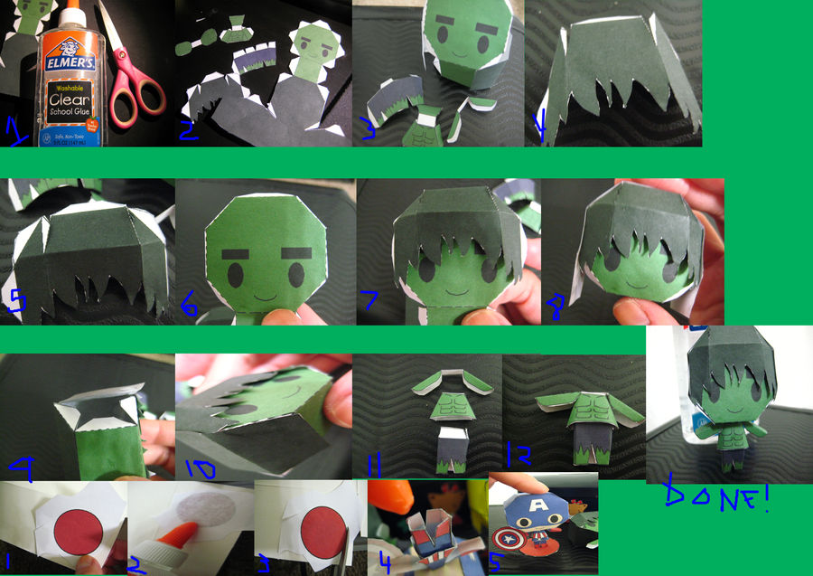 Chibi Papercraft Tutorial by bunnycharms on DeviantArt