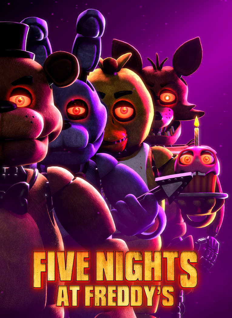 Fn A Movie FNaF movie poster remake by Cartoon-dumbass on DeviantArt