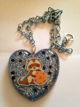 Ferret Resin Kawaii Necklace