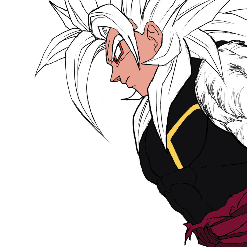 Goku Super Saiyan 5 Lineart by ChronoFz on DeviantArt