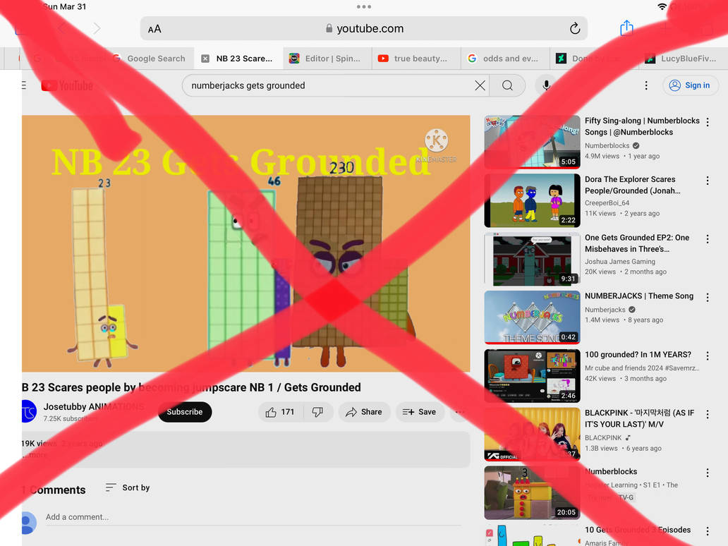 Anti Numberblock 23 gets grounded by agentxsketcher on DeviantArt