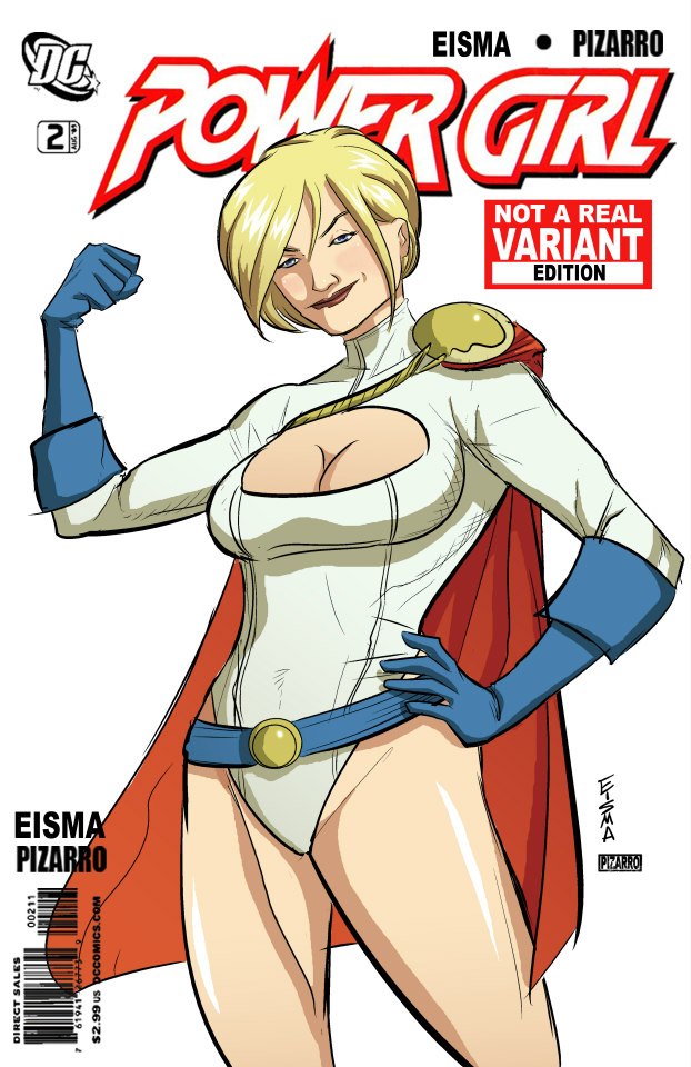 Power Girl w/ Colors by VPizarro