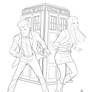 Dr. Who and Amy Pond