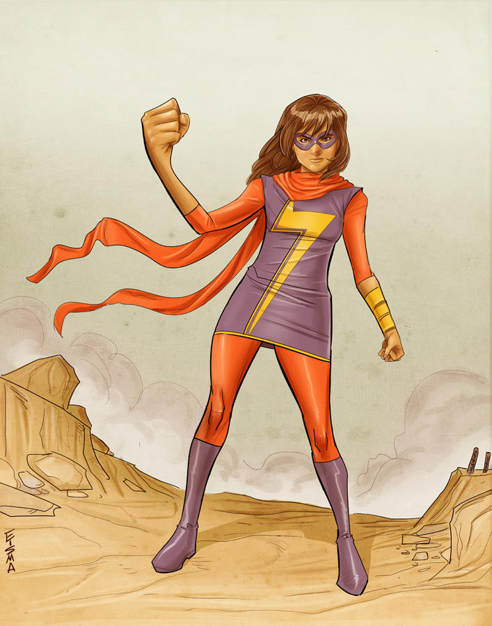 Ms. Marvel by Supajoe on DeviantArt