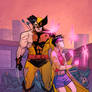 Wolverine and Jubilee in Color