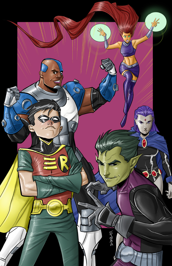 Teen Titans in Color